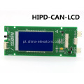 Placa de exibição LCD HIPD-CAN-LCD para elevadores da Hyundai